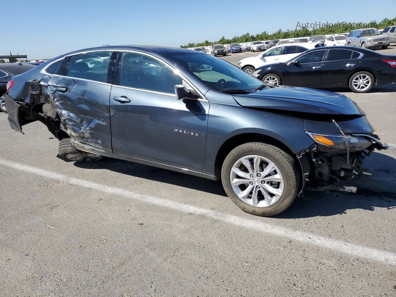 2021 Chevrolet Malibu Lt Charcoal vin: 1G1ZD5ST2MF026403