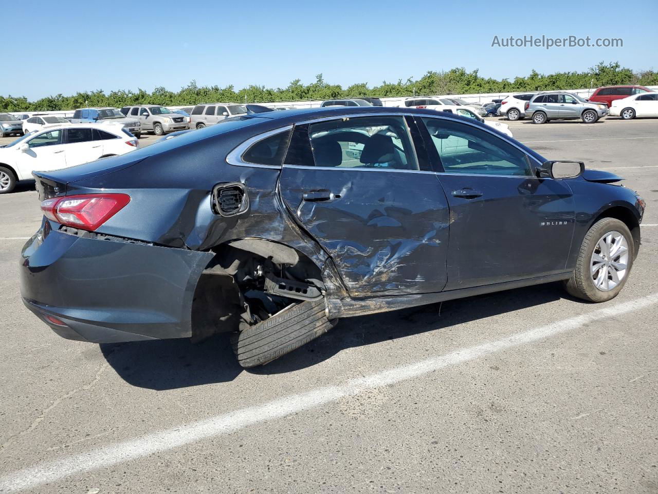 2021 Chevrolet Malibu Lt Угольный vin: 1G1ZD5ST2MF026403