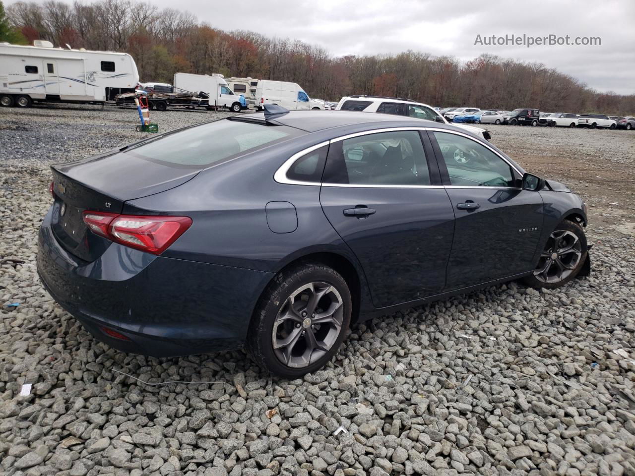 2021 Chevrolet Malibu Lt Синий vin: 1G1ZD5ST2MF028572