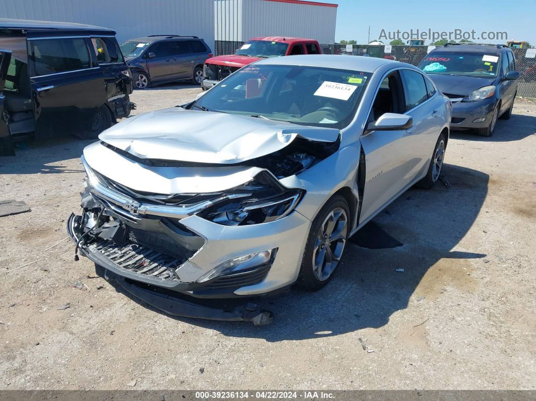 2021 Chevrolet Malibu Fwd Lt Серебряный vin: 1G1ZD5ST2MF031195