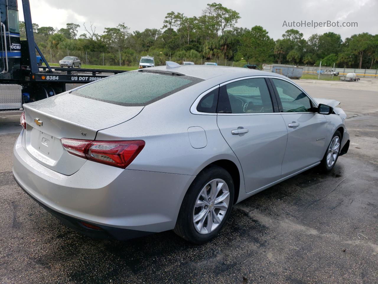 2021 Chevrolet Malibu Lt Silver vin: 1G1ZD5ST2MF071003