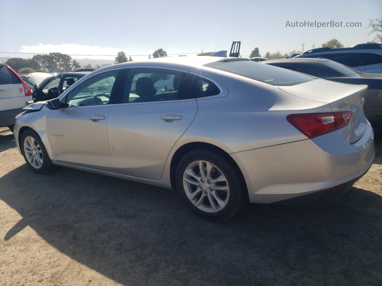 2018 Chevrolet Malibu Lt Серебряный vin: 1G1ZD5ST3JF139143