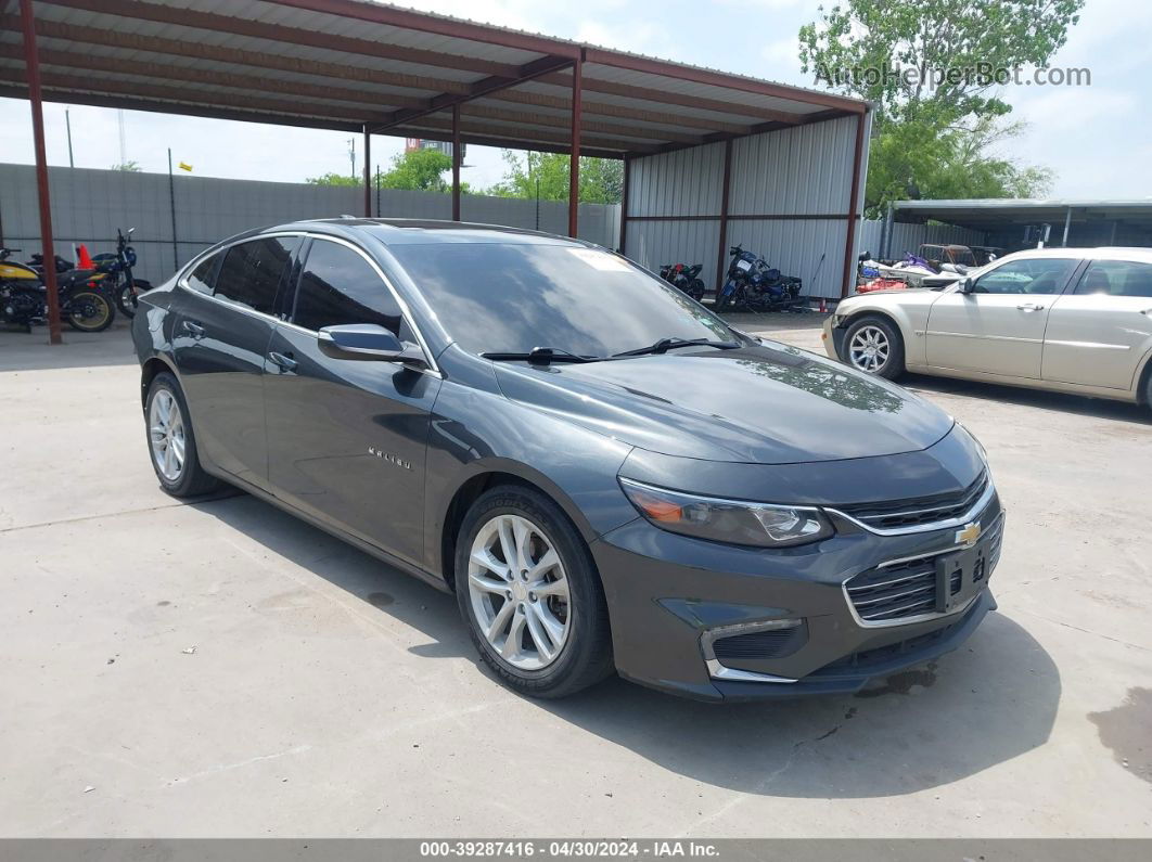 2018 Chevrolet Malibu Lt Gray vin: 1G1ZD5ST3JF175057