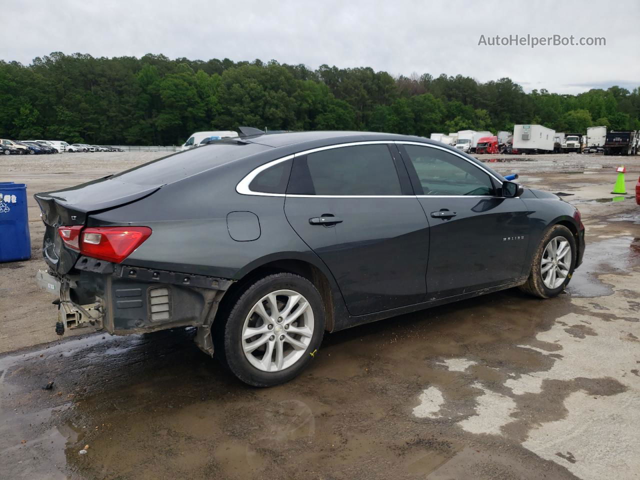 2018 Chevrolet Malibu Lt Gray vin: 1G1ZD5ST3JF195681