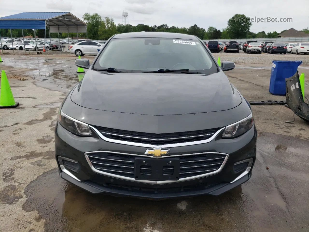 2018 Chevrolet Malibu Lt Серый vin: 1G1ZD5ST3JF195681