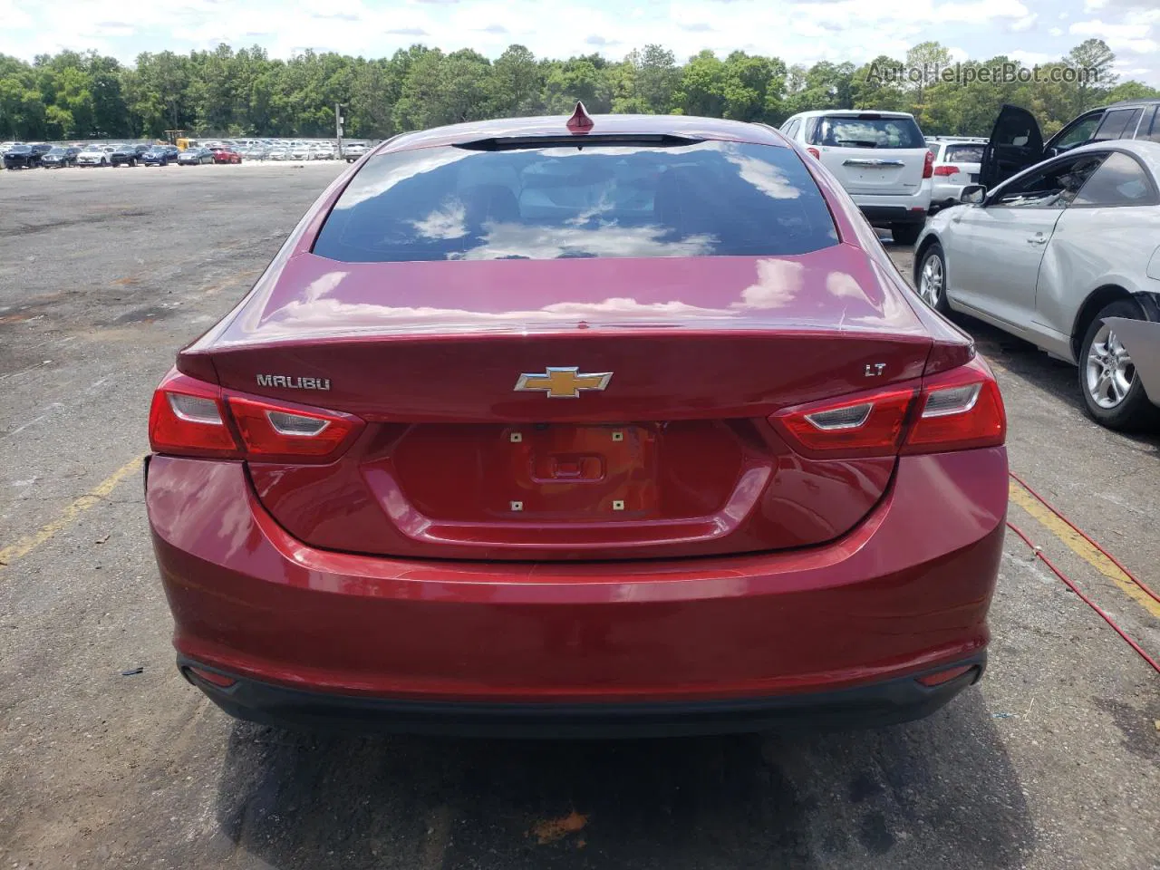 2018 Chevrolet Malibu Lt Red vin: 1G1ZD5ST3JF195728