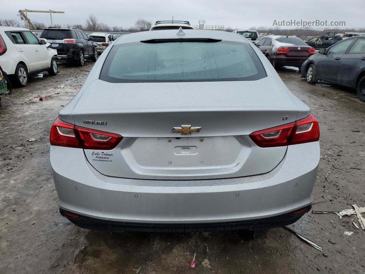 2018 Chevrolet Malibu Lt Silver vin: 1G1ZD5ST3JF198029