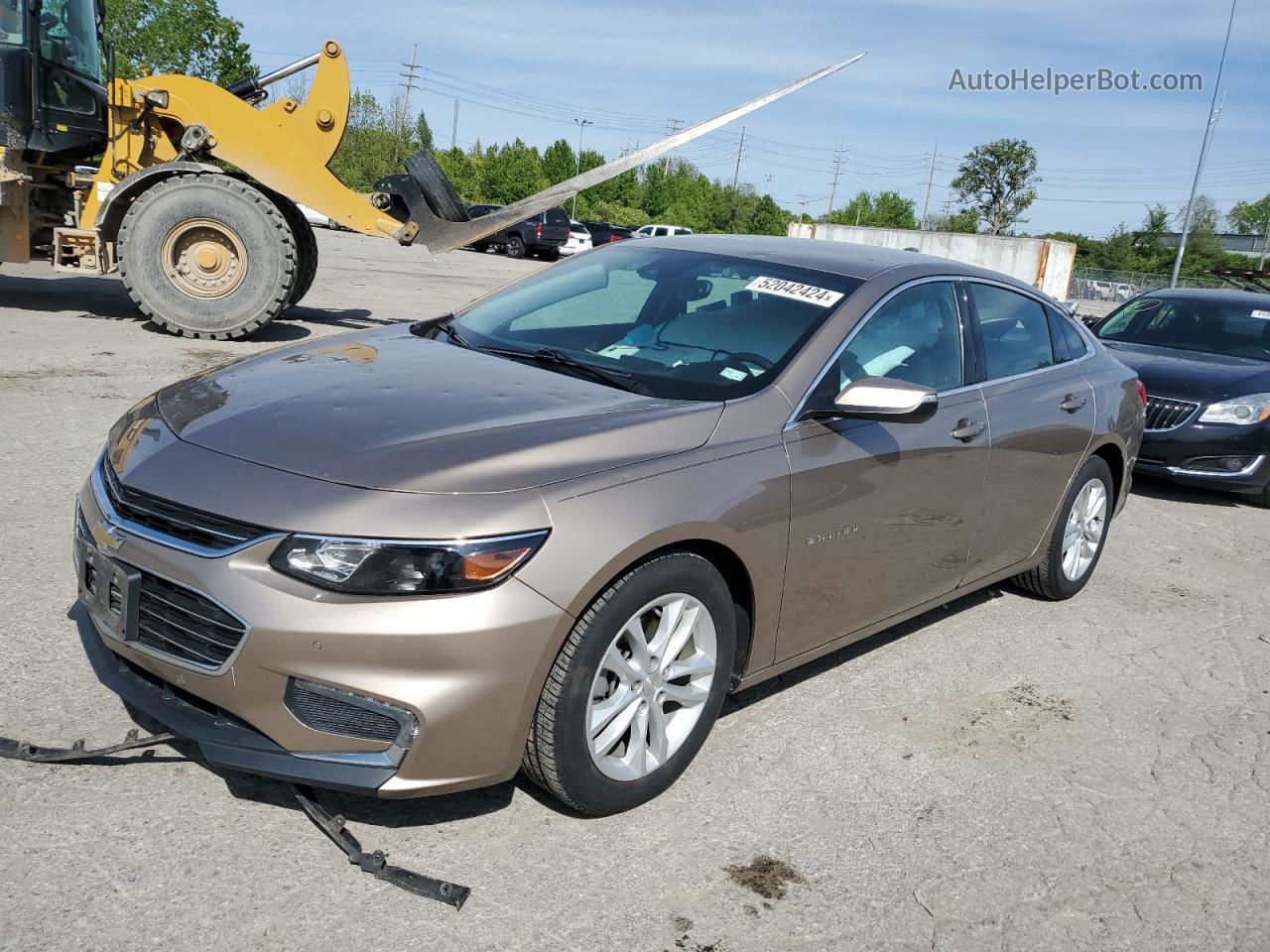 2018 Chevrolet Malibu Lt Brown vin: 1G1ZD5ST3JF212284