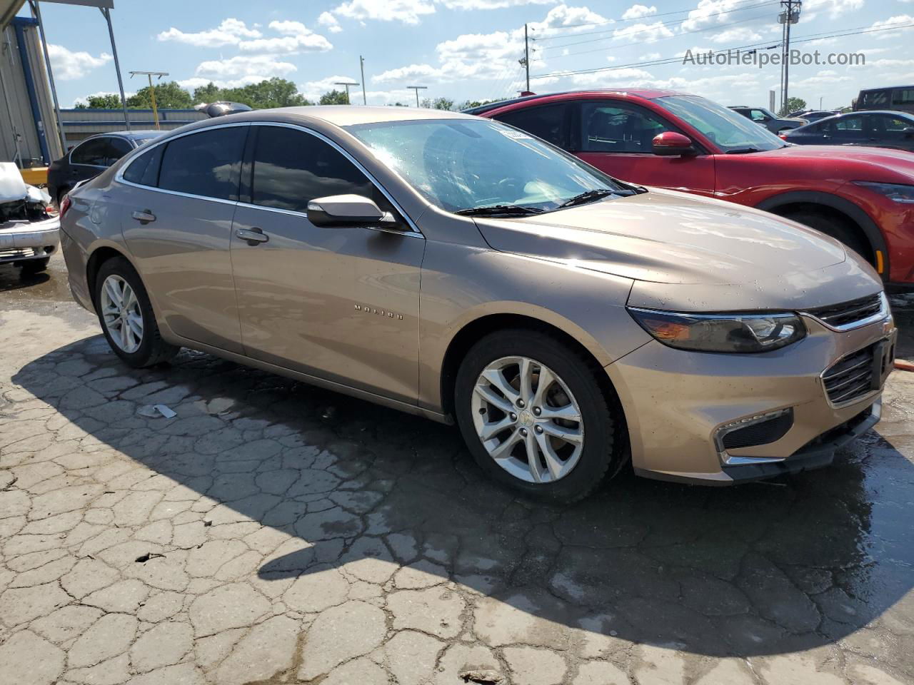 2018 Chevrolet Malibu Lt Tan vin: 1G1ZD5ST3JF227108