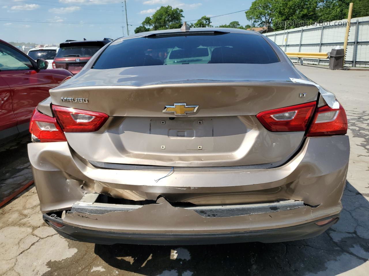 2018 Chevrolet Malibu Lt Tan vin: 1G1ZD5ST3JF227108