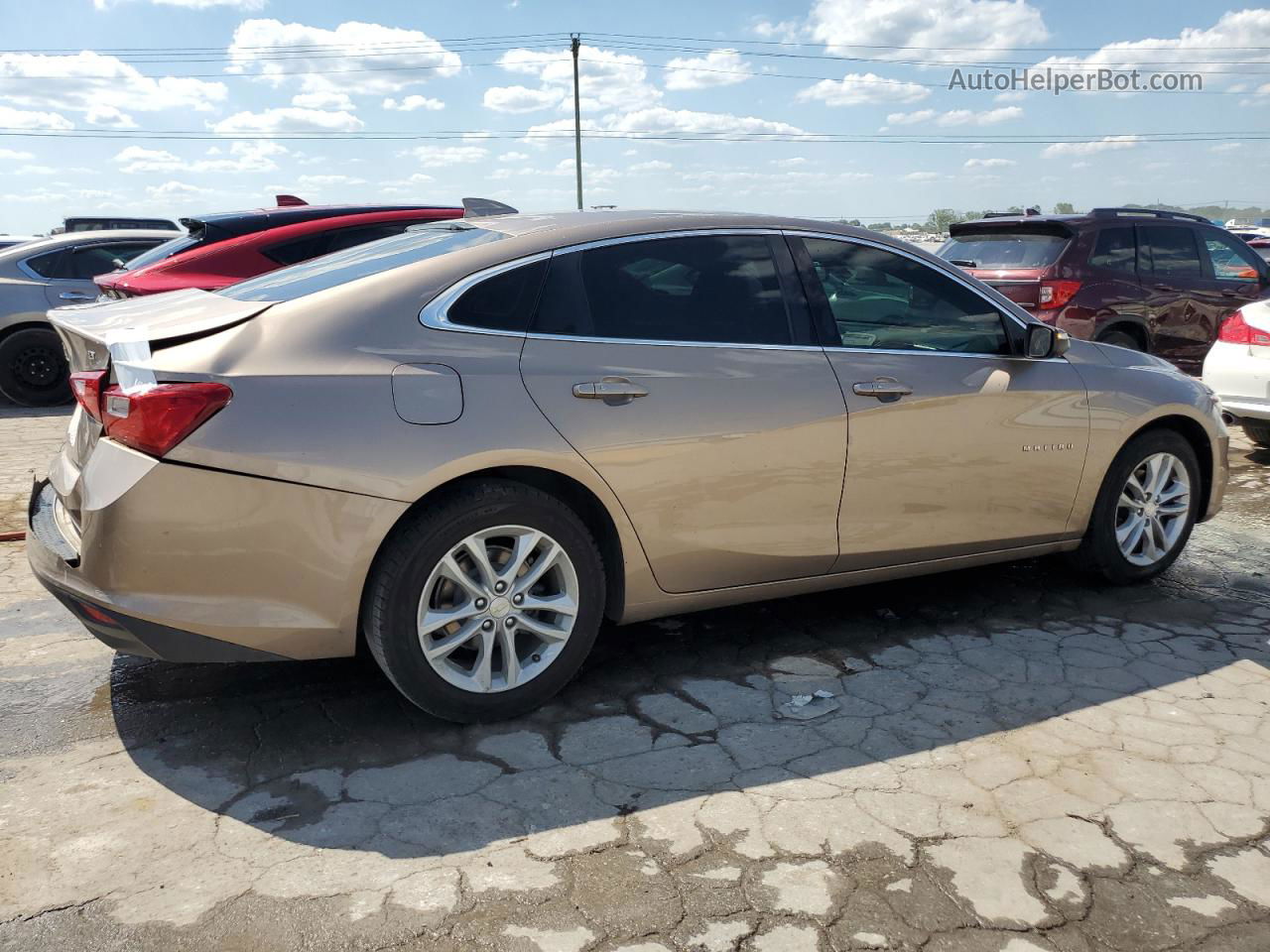 2018 Chevrolet Malibu Lt Tan vin: 1G1ZD5ST3JF227108