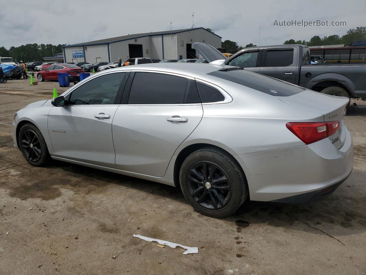 2018 Chevrolet Malibu Lt Silver vin: 1G1ZD5ST3JF247391