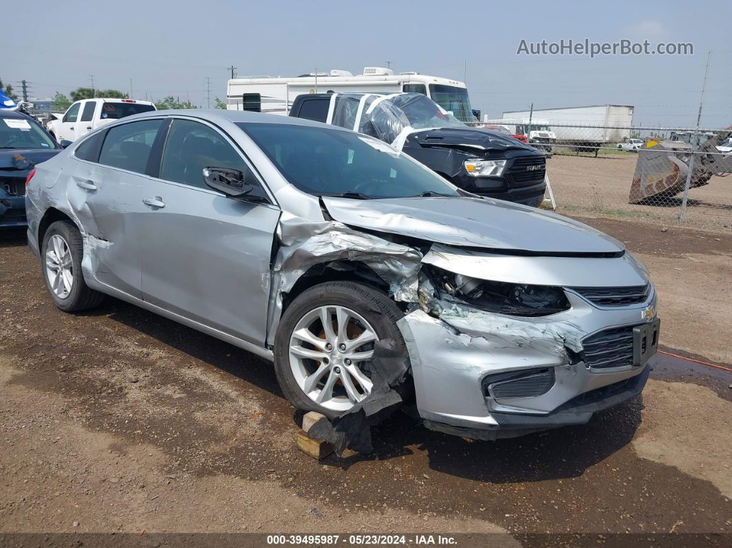 2018 Chevrolet Malibu Lt Silver vin: 1G1ZD5ST3JF270573