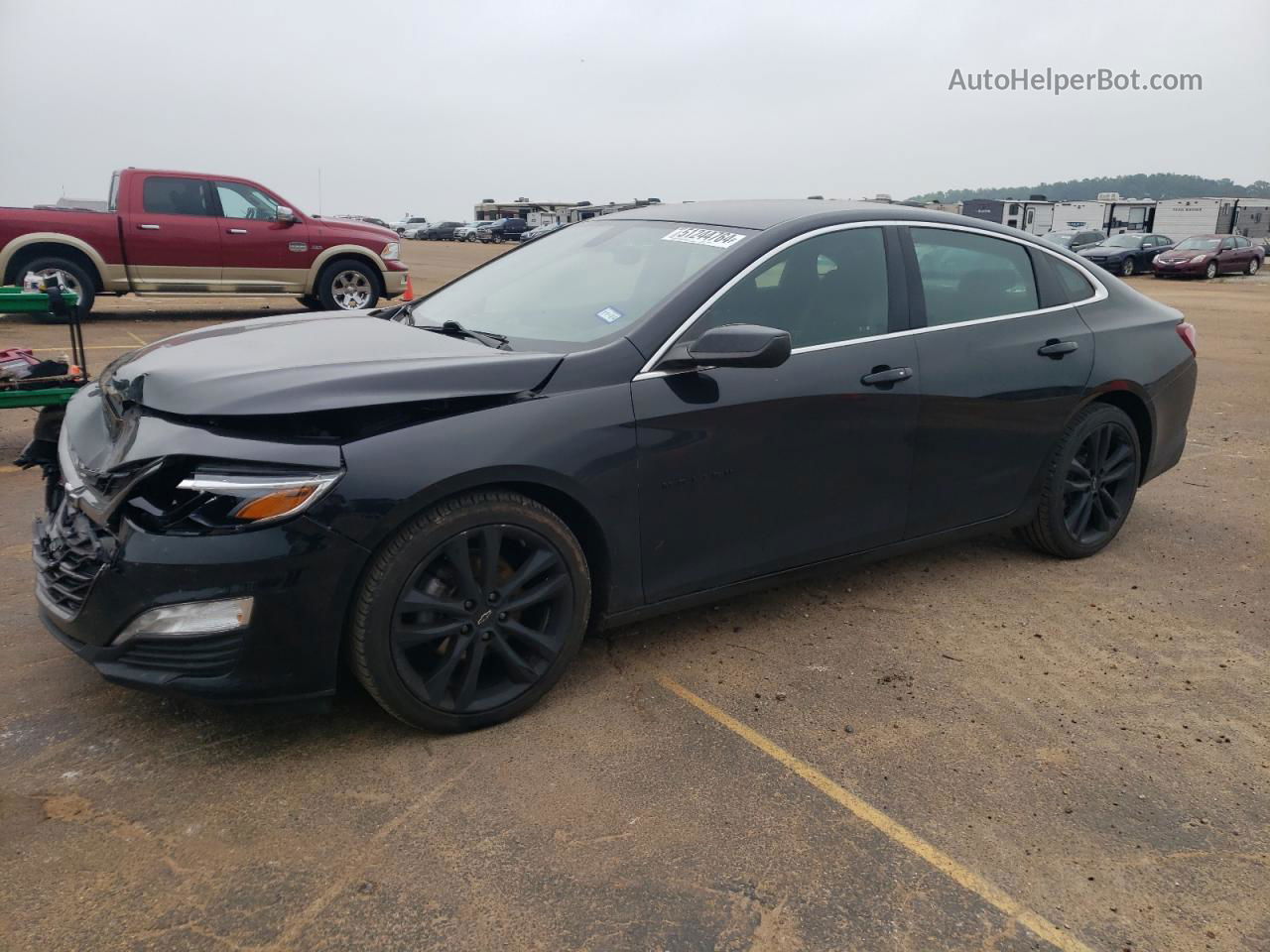 2021 Chevrolet Malibu Lt Черный vin: 1G1ZD5ST3MF026040