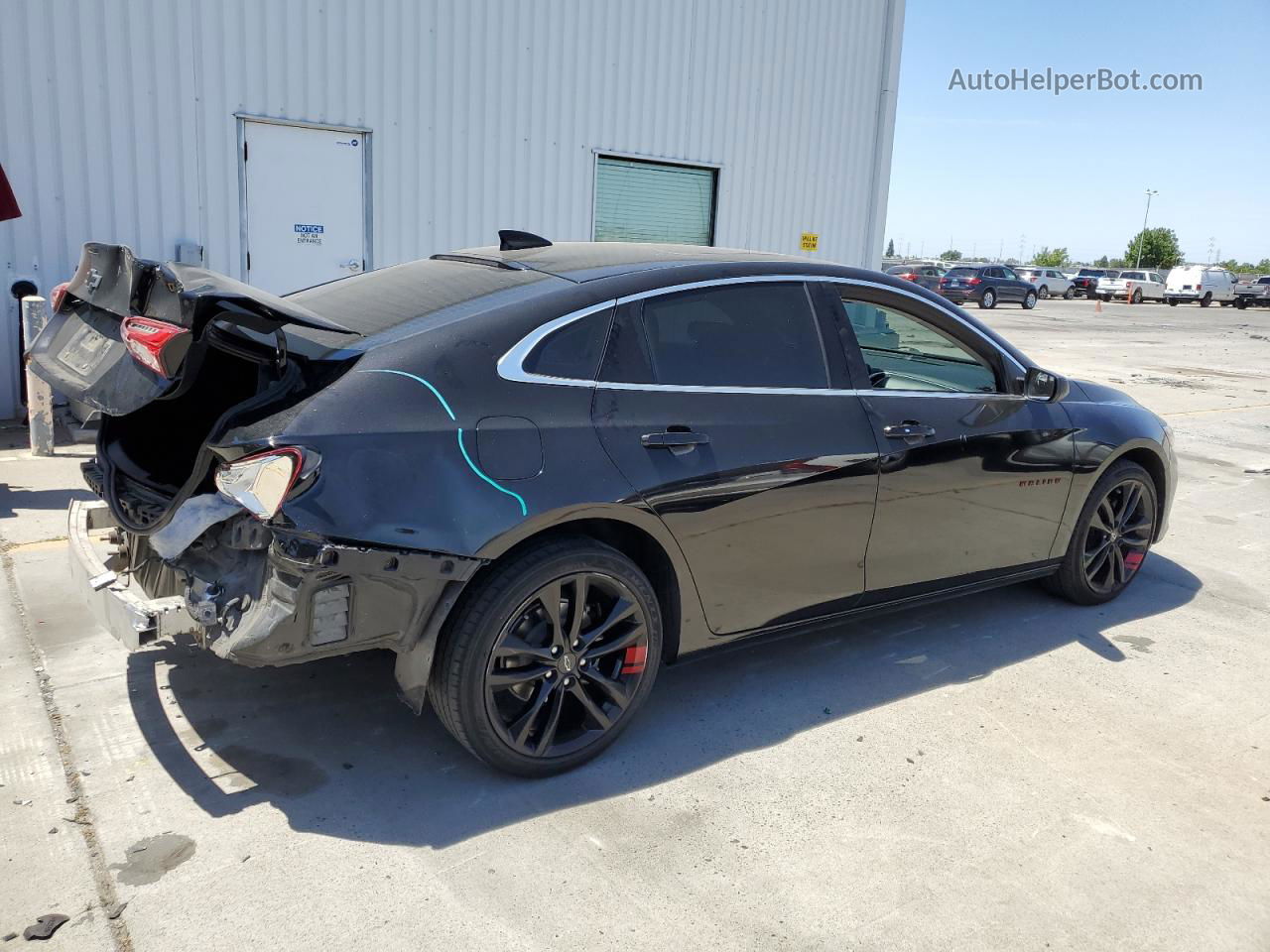 2021 Chevrolet Malibu Lt Black vin: 1G1ZD5ST3MF029228