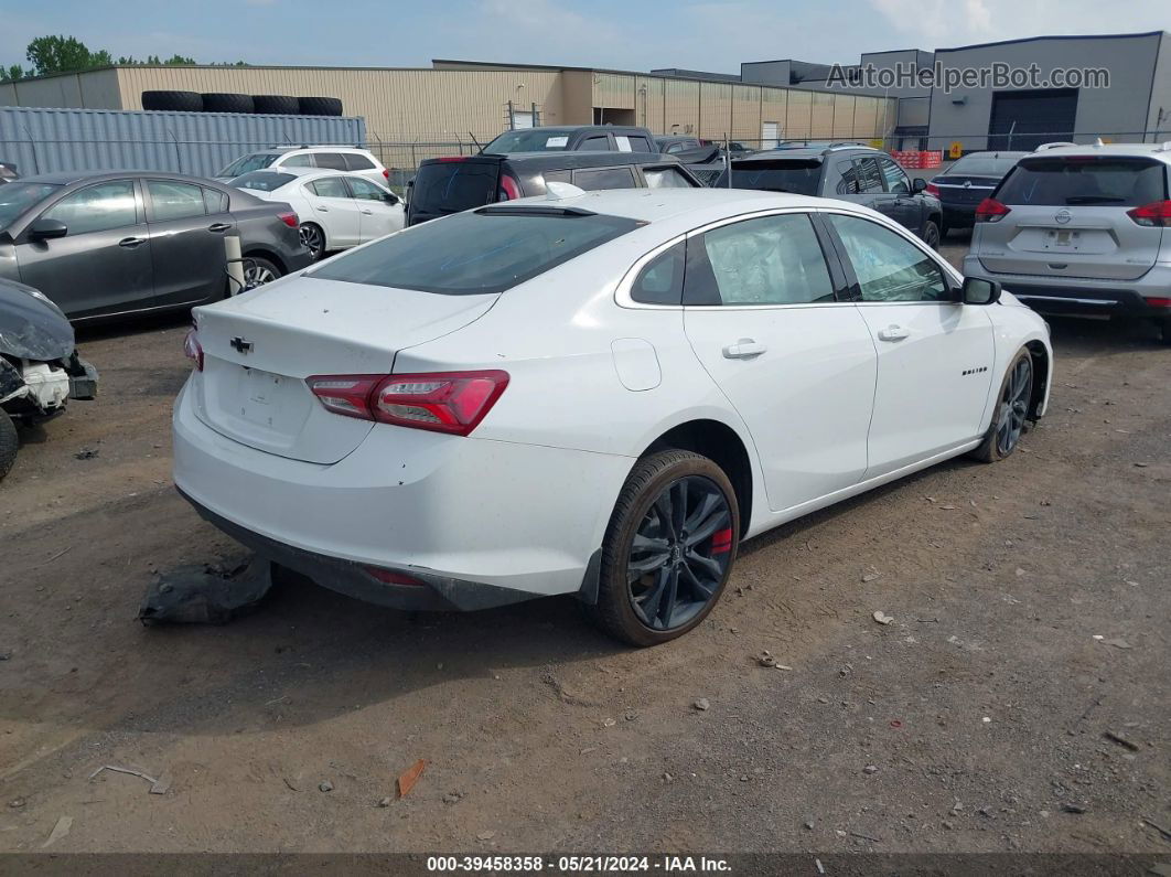 2021 Chevrolet Malibu Fwd Lt White vin: 1G1ZD5ST3MF038432