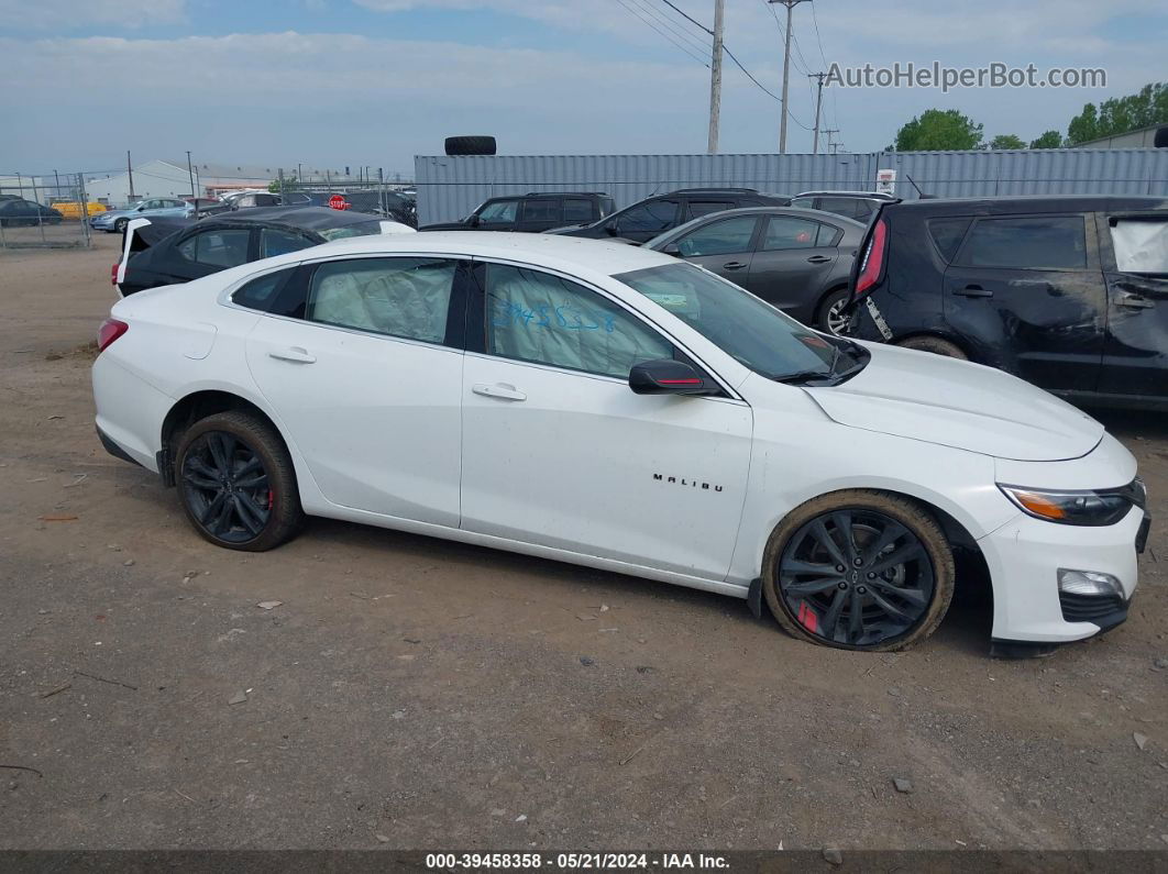 2021 Chevrolet Malibu Fwd Lt White vin: 1G1ZD5ST3MF038432