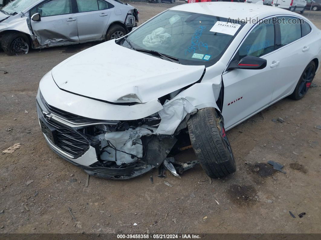 2021 Chevrolet Malibu Fwd Lt White vin: 1G1ZD5ST3MF038432