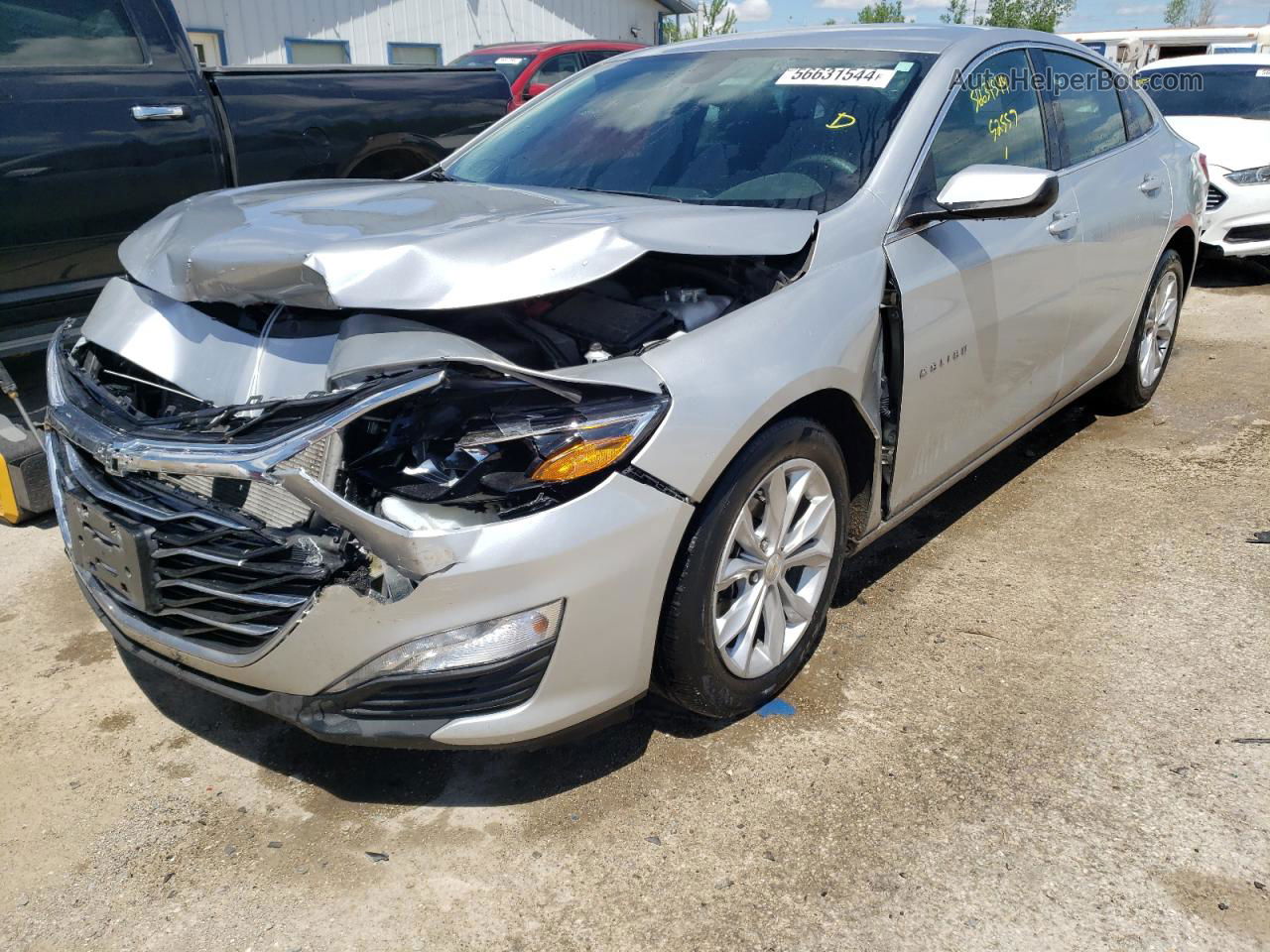 2021 Chevrolet Malibu Lt Silver vin: 1G1ZD5ST3MF041248