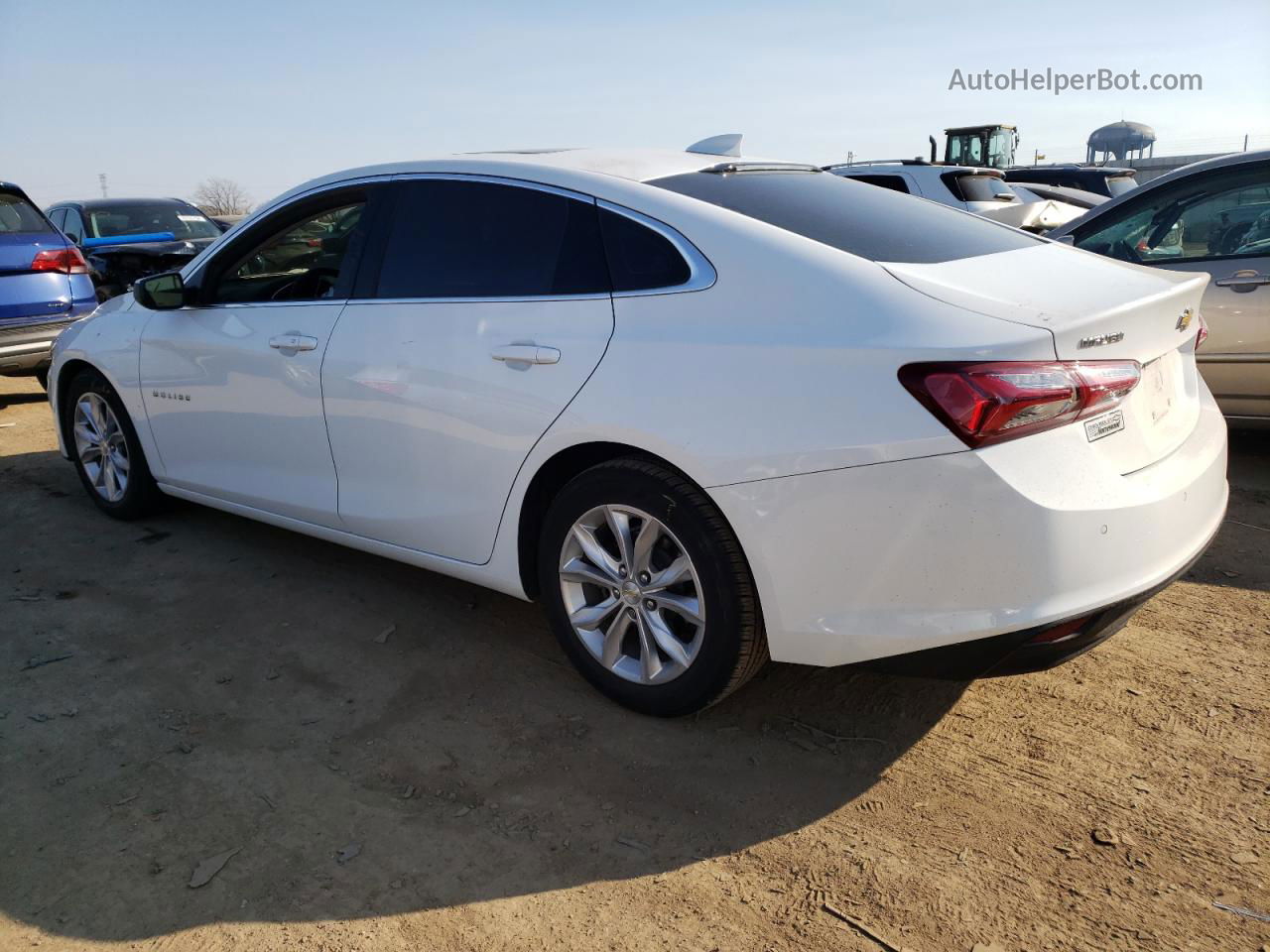 2021 Chevrolet Malibu Lt White vin: 1G1ZD5ST3MF042660