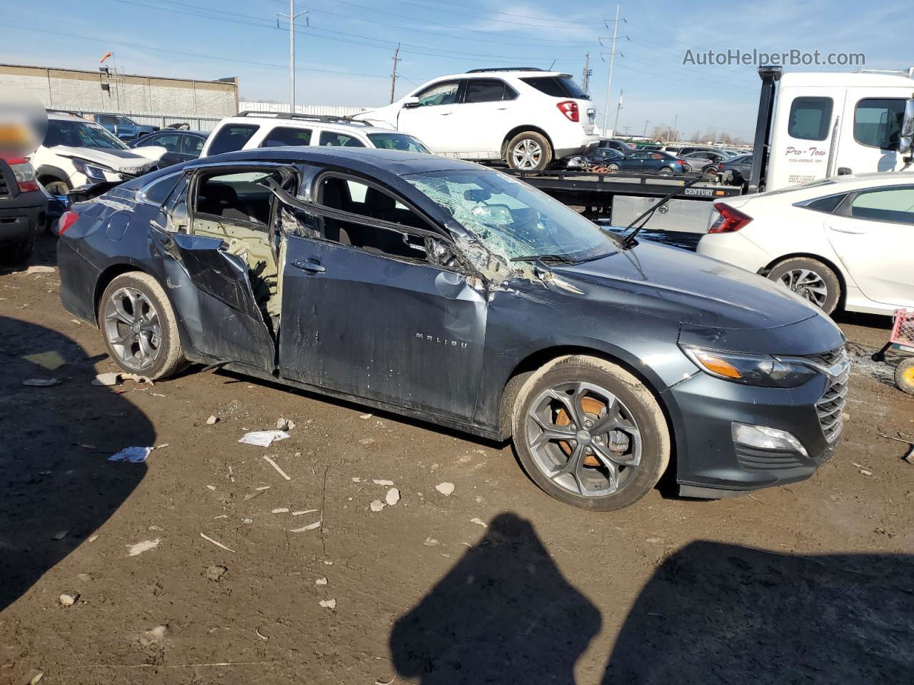 2021 Chevrolet Malibu Lt Gray vin: 1G1ZD5ST3MF047762