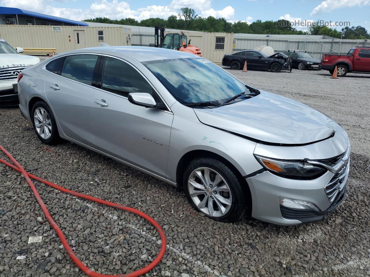 2021 Chevrolet Malibu Lt Silver vin: 1G1ZD5ST3MF065274