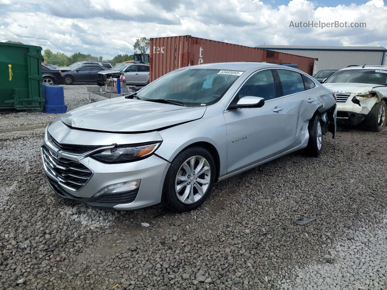 2021 Chevrolet Malibu Lt Silver vin: 1G1ZD5ST3MF065274