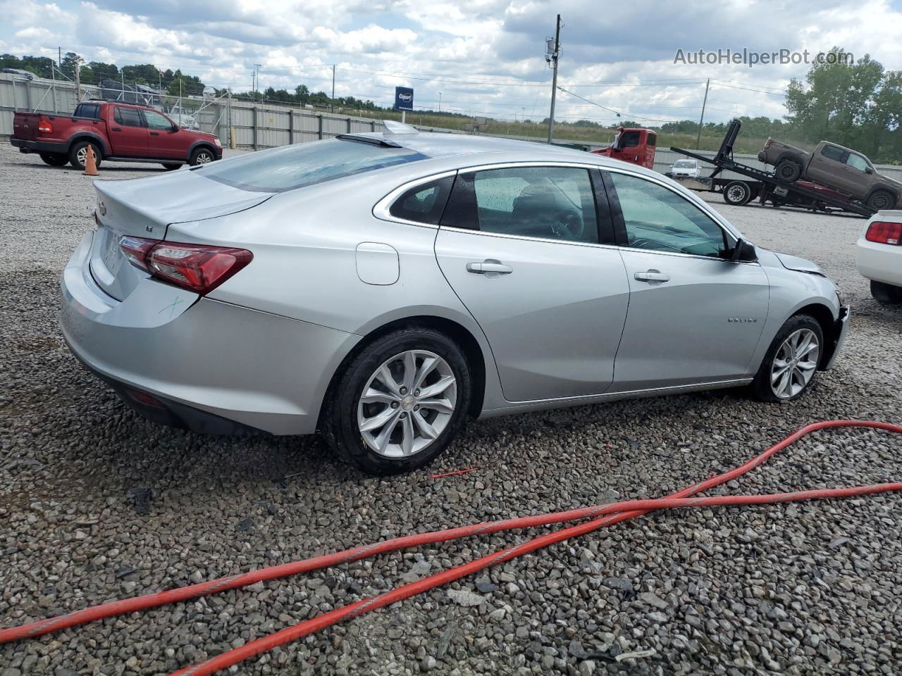 2021 Chevrolet Malibu Lt Silver vin: 1G1ZD5ST3MF065274