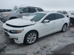 2021 Chevrolet Malibu Fwd Lt White vin: 1G1ZD5ST3MF065419