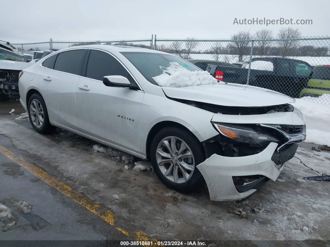 2021 Chevrolet Malibu Fwd Lt White vin: 1G1ZD5ST3MF065419