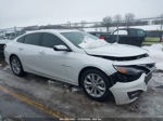 2021 Chevrolet Malibu Fwd Lt White vin: 1G1ZD5ST3MF065419