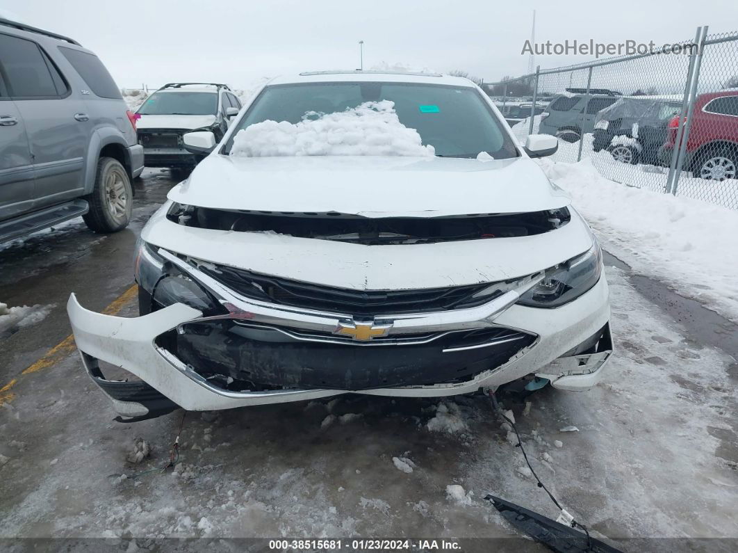 2021 Chevrolet Malibu Fwd Lt White vin: 1G1ZD5ST3MF065419