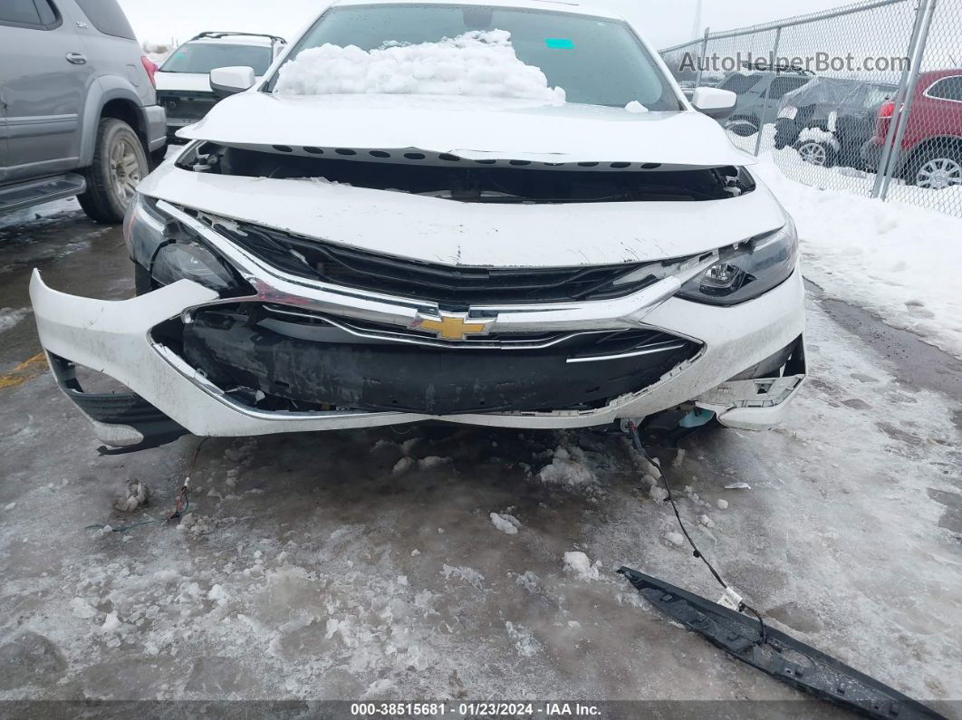 2021 Chevrolet Malibu Fwd Lt White vin: 1G1ZD5ST3MF065419