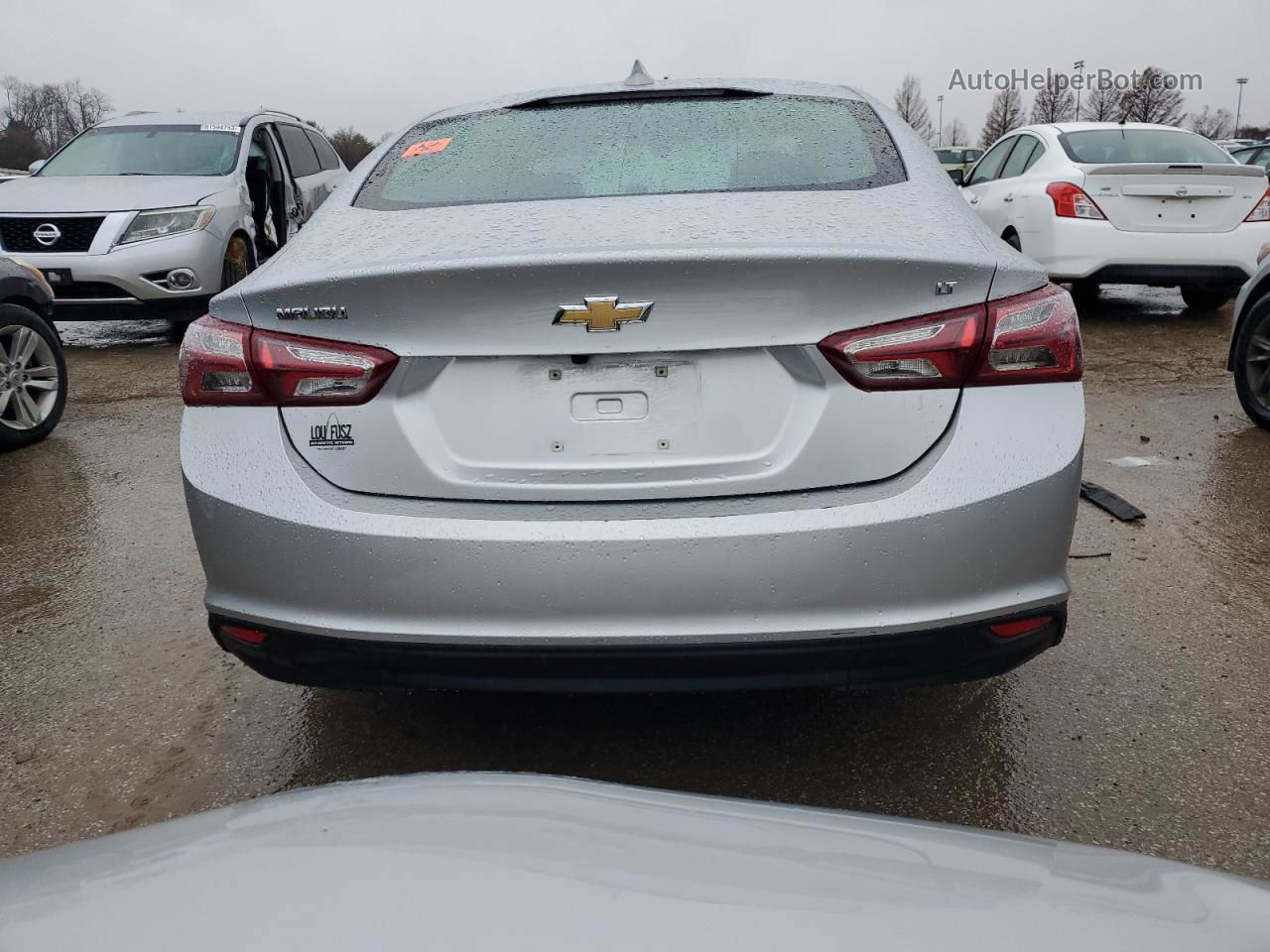 2021 Chevrolet Malibu Lt Silver vin: 1G1ZD5ST3MF072323