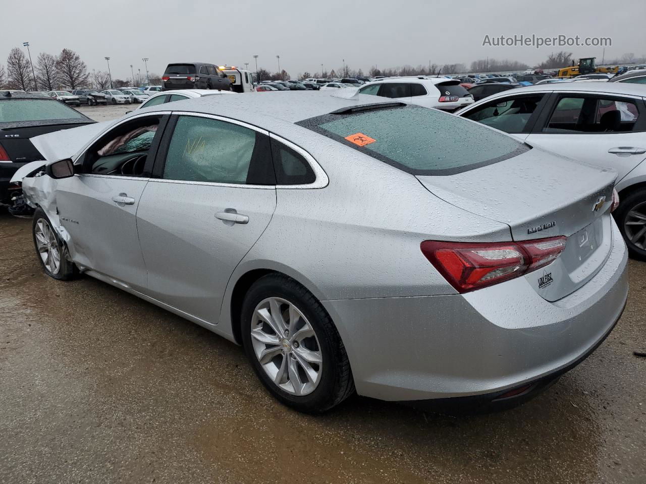 2021 Chevrolet Malibu Lt Silver vin: 1G1ZD5ST3MF072323