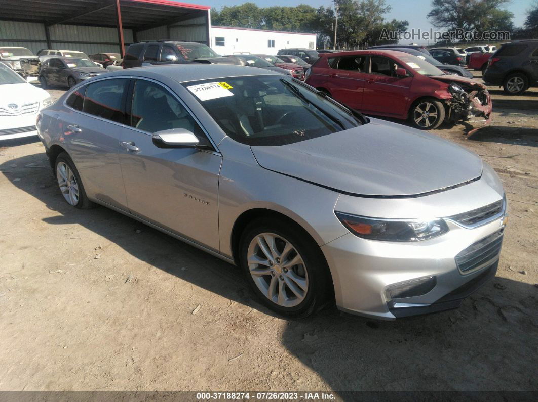 2018 Chevrolet Malibu Lt Silver vin: 1G1ZD5ST4JF122108