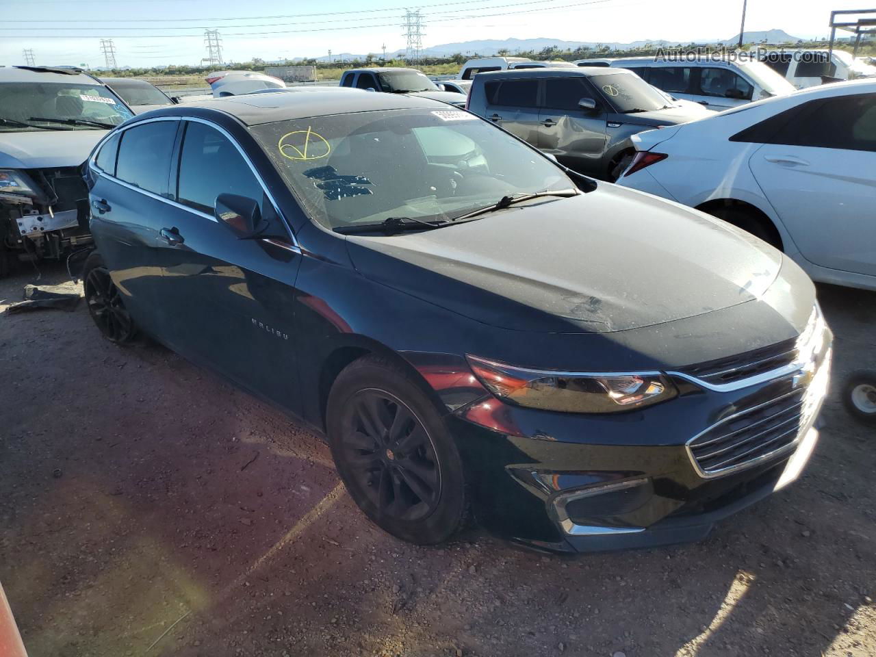 2018 Chevrolet Malibu Lt Blue vin: 1G1ZD5ST4JF123422