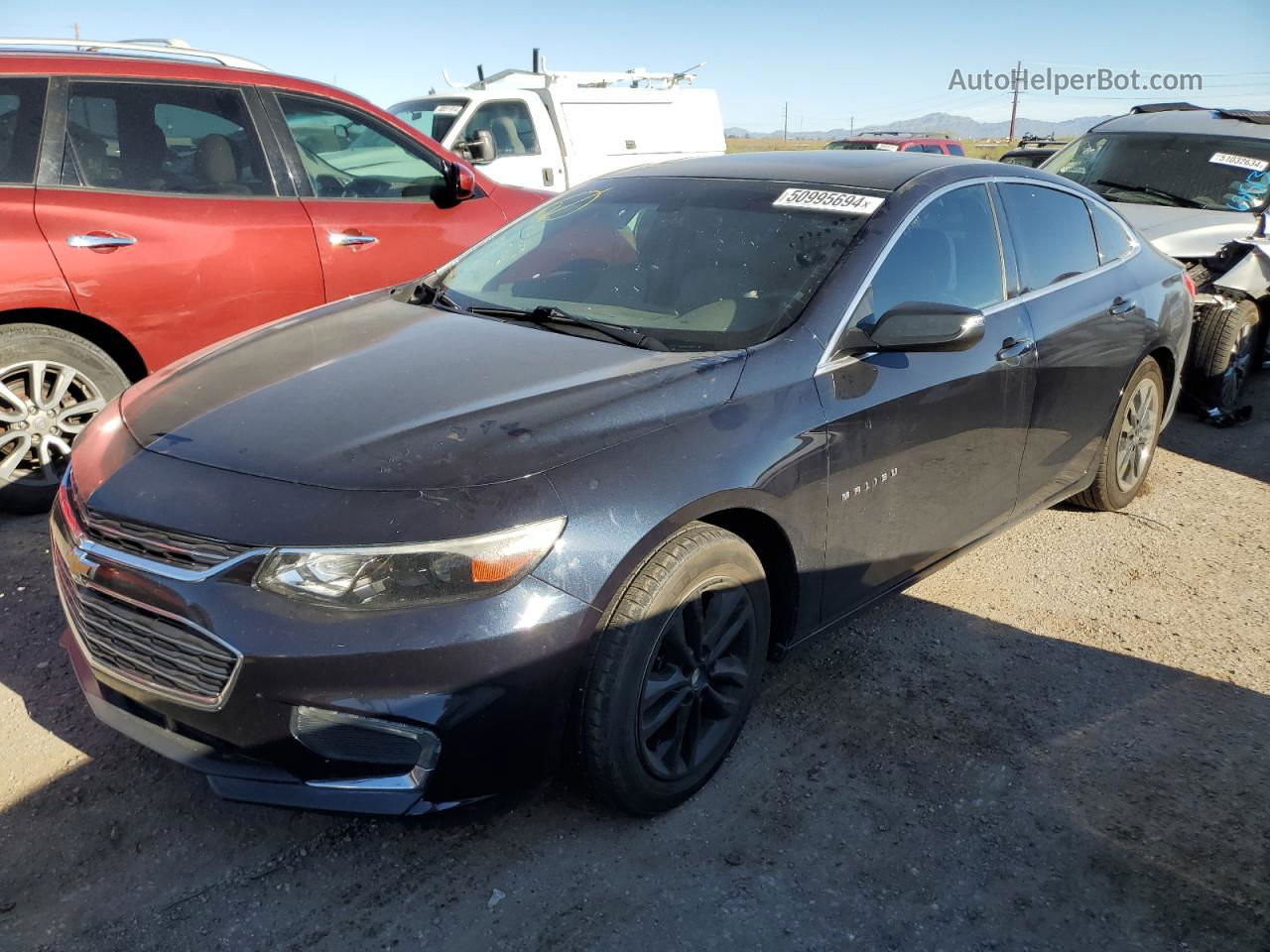 2018 Chevrolet Malibu Lt Blue vin: 1G1ZD5ST4JF123422