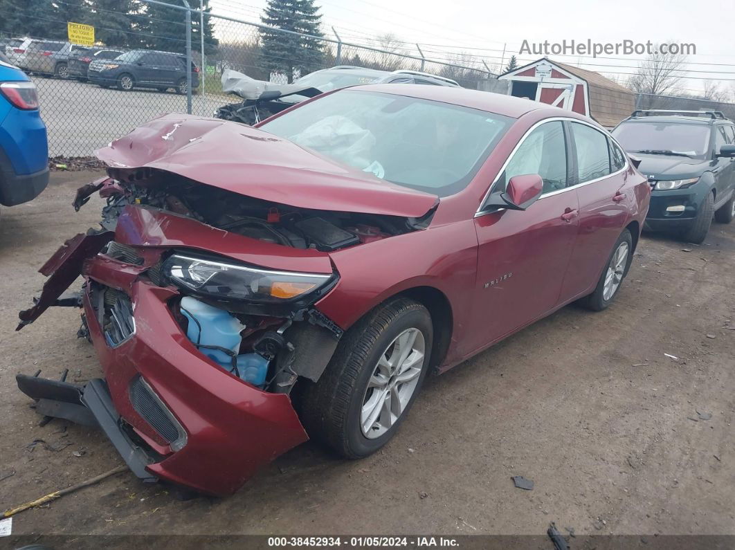 2018 Chevrolet Malibu Lt Red vin: 1G1ZD5ST4JF126899