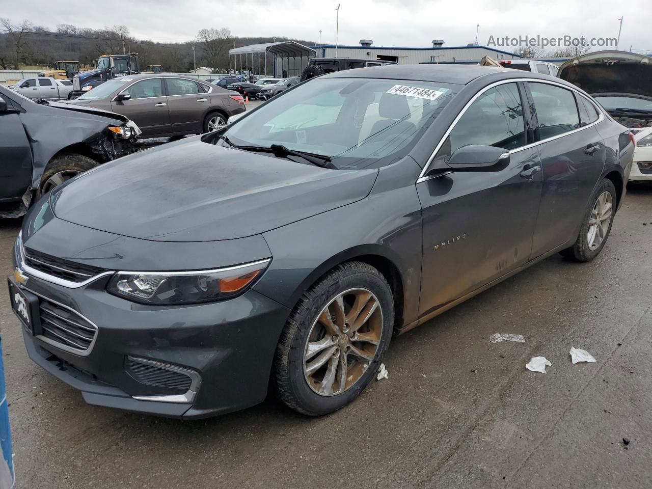 2018 Chevrolet Malibu Lt Charcoal vin: 1G1ZD5ST4JF135215