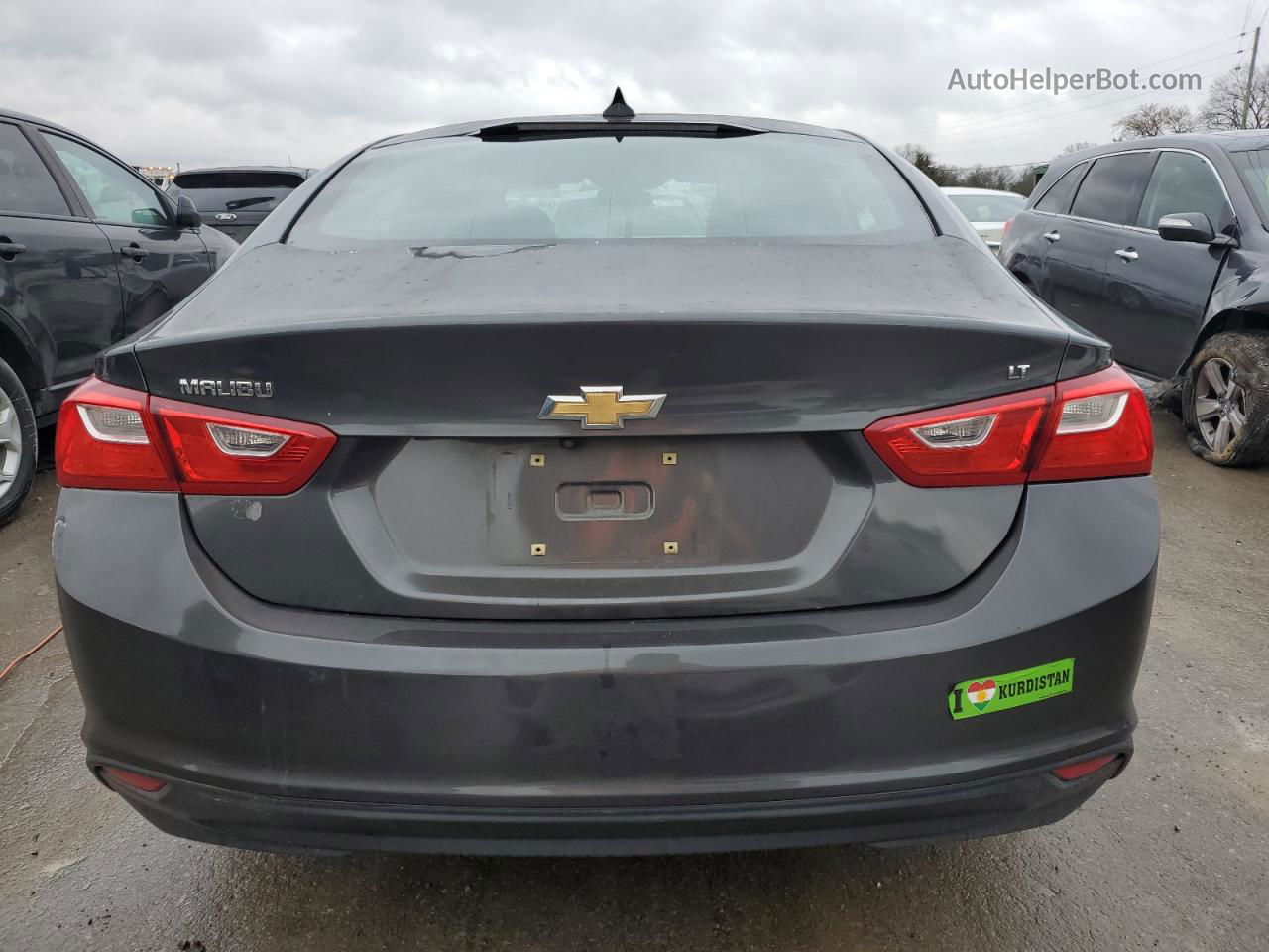 2018 Chevrolet Malibu Lt Charcoal vin: 1G1ZD5ST4JF135215