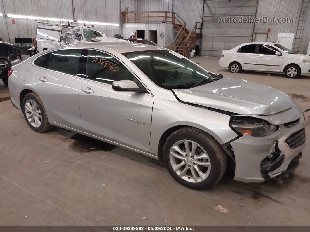 2018 Chevrolet Malibu Lt Silver vin: 1G1ZD5ST4JF137370