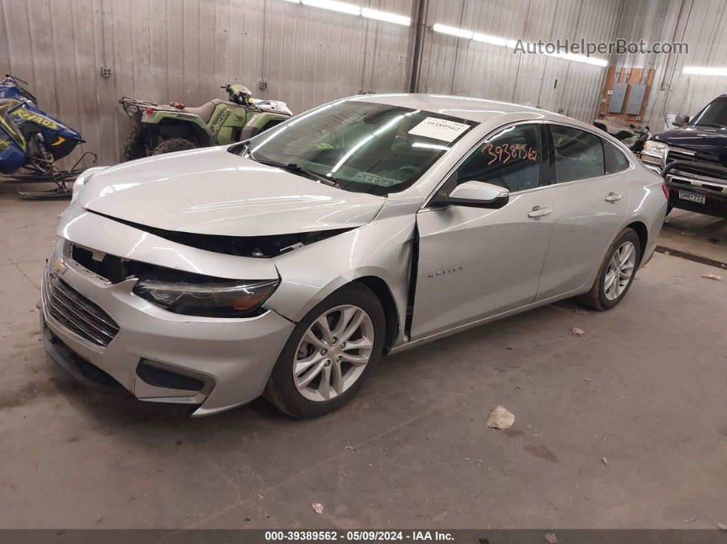 2018 Chevrolet Malibu Lt Silver vin: 1G1ZD5ST4JF137370