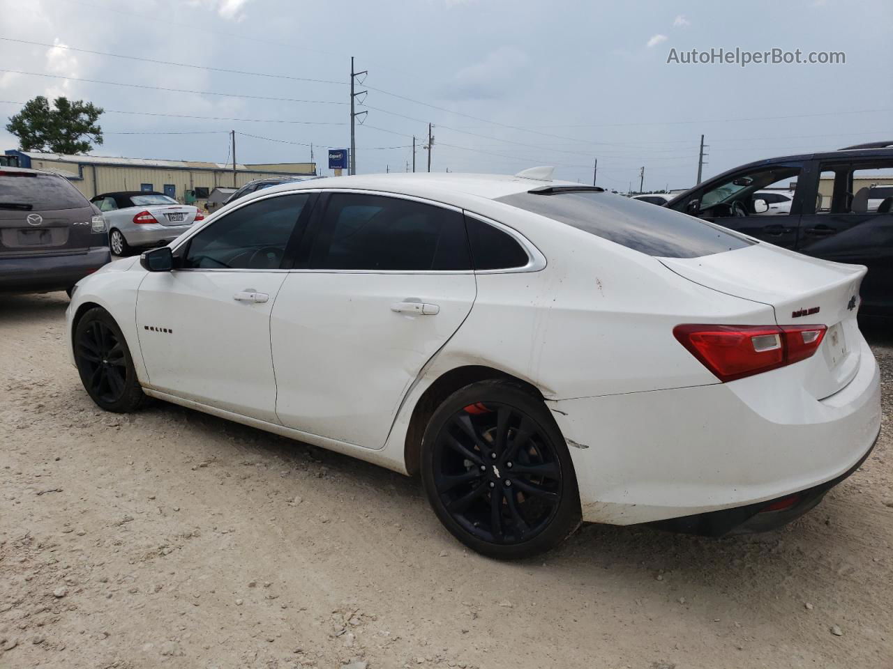 2018 Chevrolet Malibu Lt Белый vin: 1G1ZD5ST4JF147350