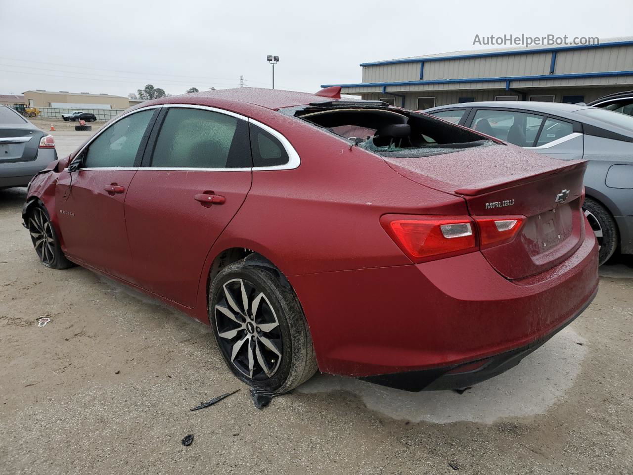 2018 Chevrolet Malibu Lt Красный vin: 1G1ZD5ST4JF197097