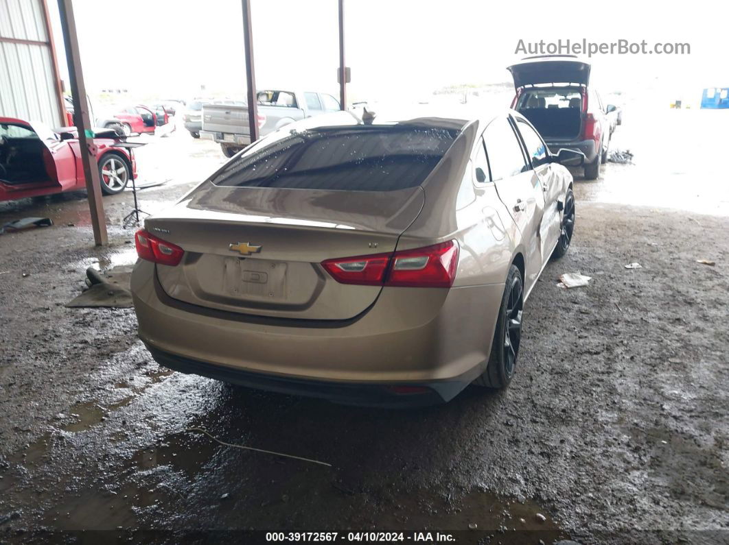 2018 Chevrolet Malibu Lt Beige vin: 1G1ZD5ST4JF220488