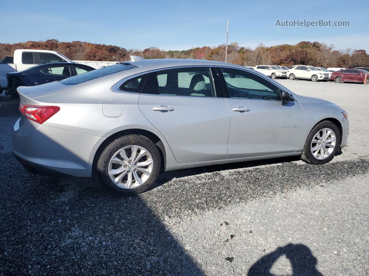 2019 Chevrolet Malibu Lt Серебряный vin: 1G1ZD5ST4KF184965