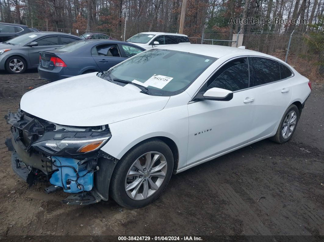 2021 Chevrolet Malibu Fwd Lt White vin: 1G1ZD5ST4MF021932