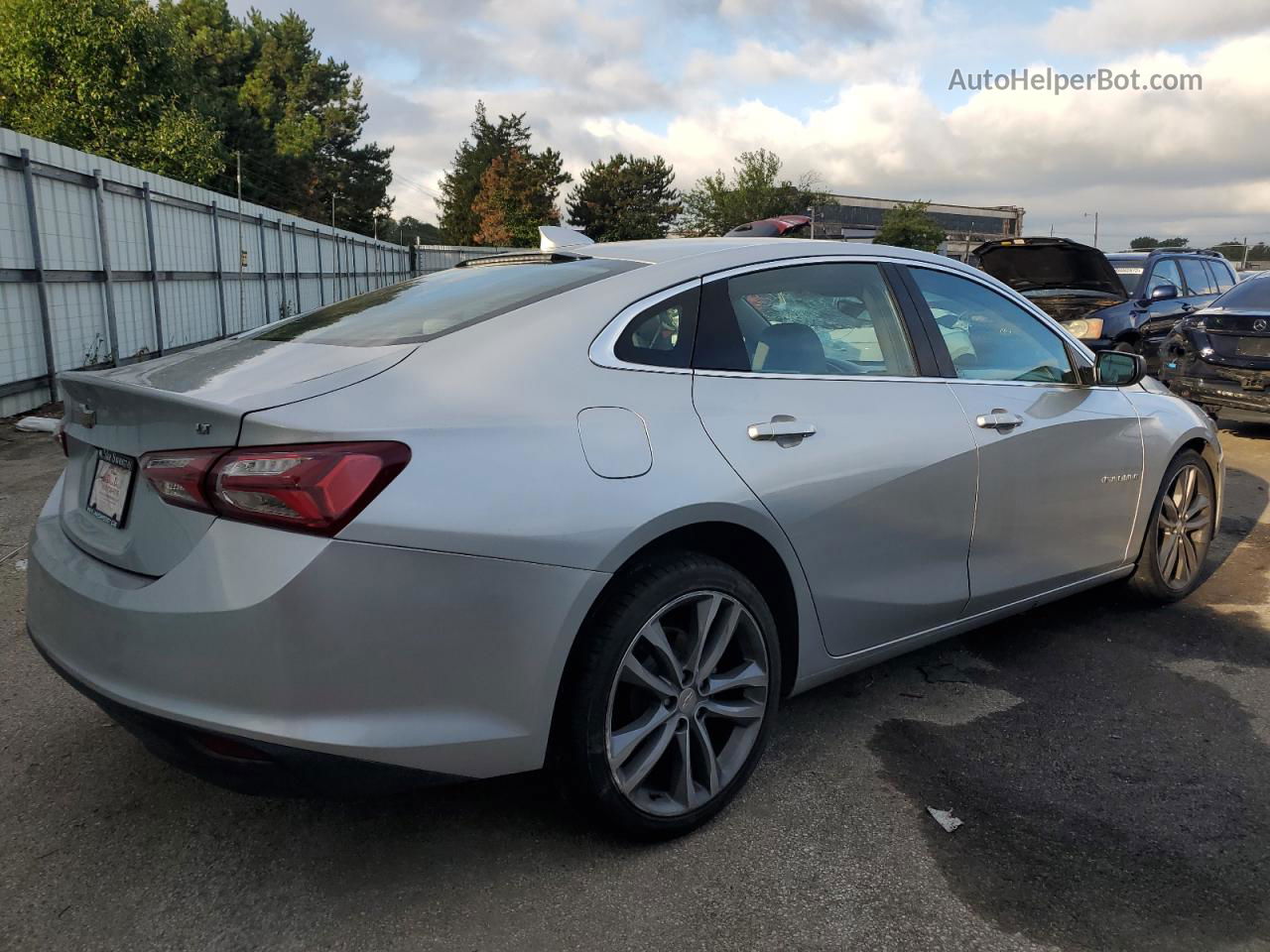 2021 Chevrolet Malibu Lt Silver vin: 1G1ZD5ST4MF022160