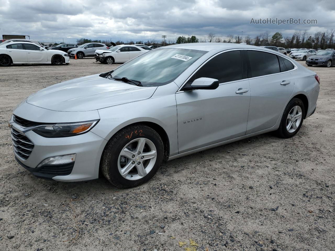 2021 Chevrolet Malibu Lt Silver vin: 1G1ZD5ST4MF022918